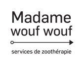 logo for zootherapy madame wouf wouf