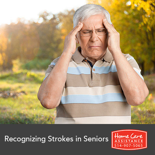 stoke symptoms in senior man